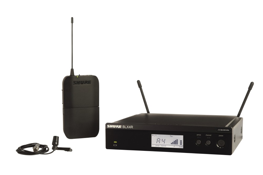 Shure BXL Draadloos rackmount presentatiesysteem met CVL lavalier