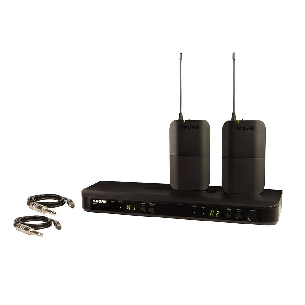 Shure BLX Dubbel draadloos ysteem voor 2 gitaren