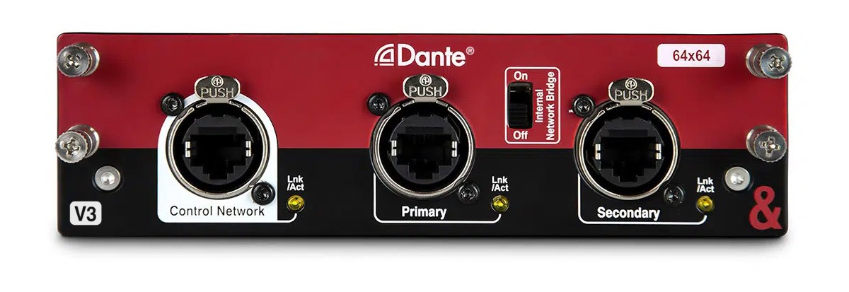 Allen & Heath Dante Card for dLive & Avantis, 64X64