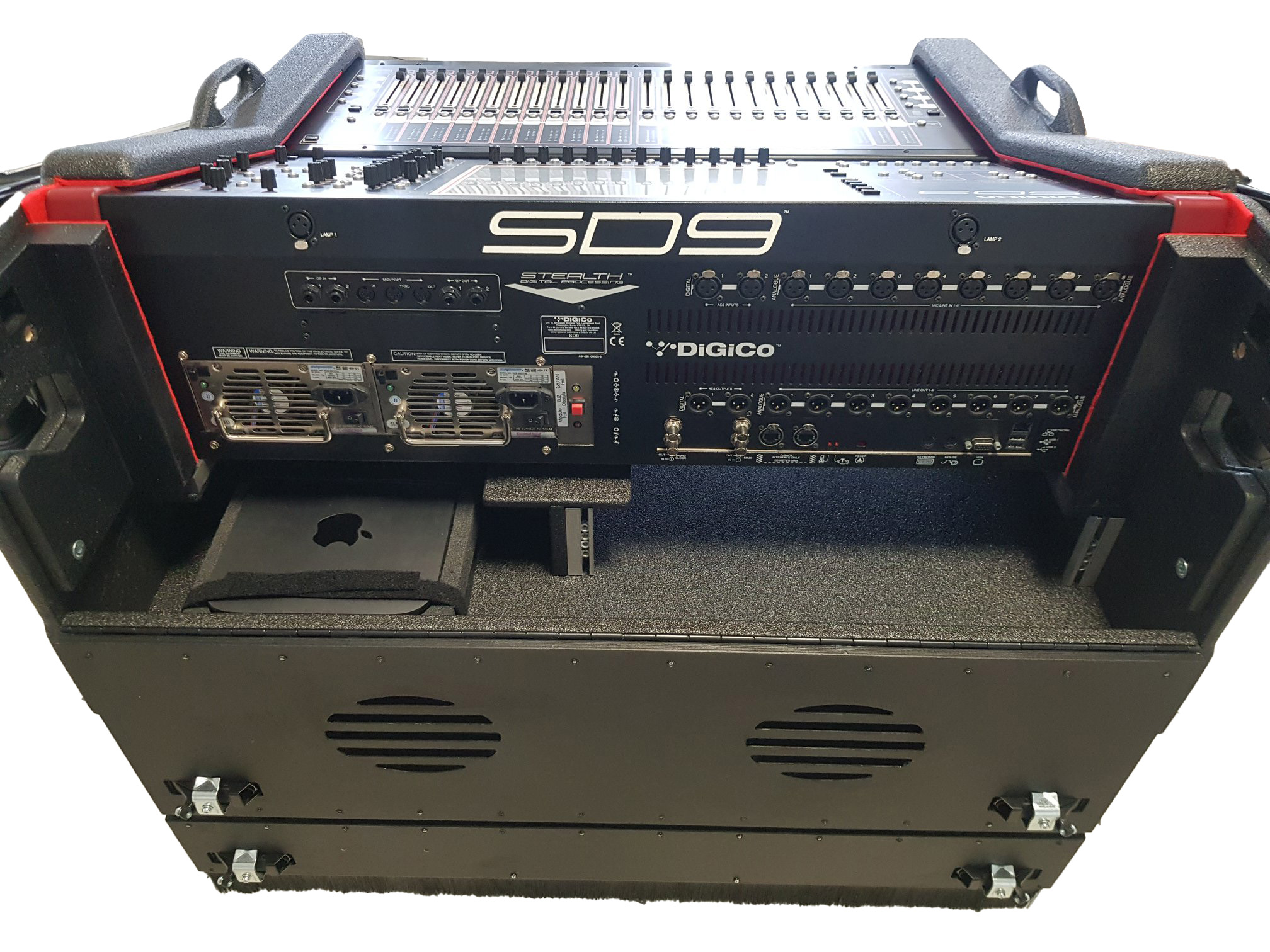ZCase Flipcase voor Digico SD9 (2HE onder console + small drawer) - Afbeelding 3