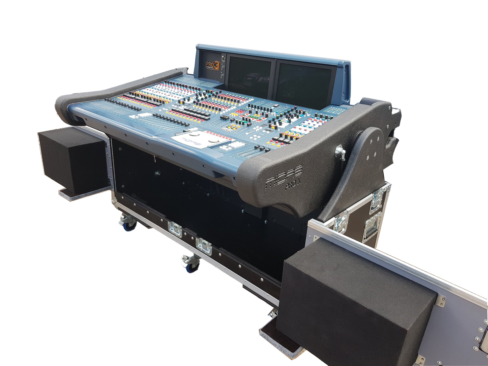 ZCase Flipcase voor Midas Pro X v2 1HE drawer voor keyboard included - Afbeelding 4