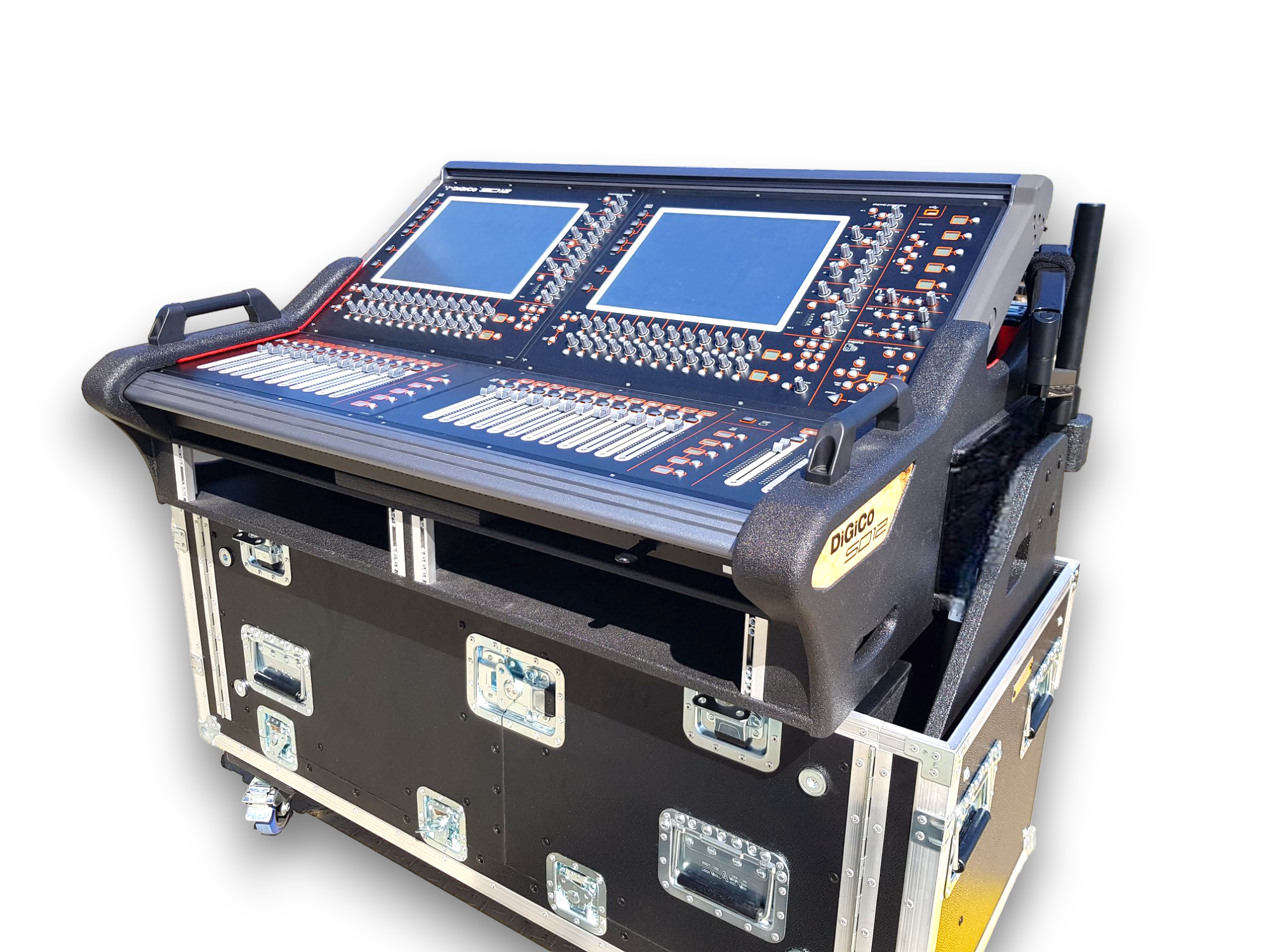 ZCase Flipcase voor Digico SD12 (2x2HE onder console)